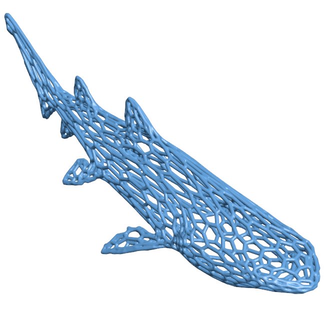 Voronoi shark