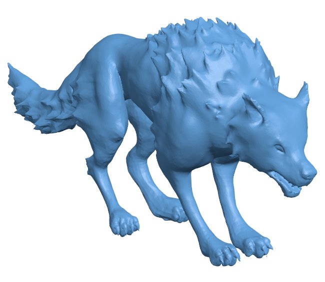 Wolf Sculpt