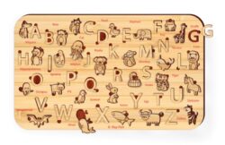 Alphabet and animal puzzle