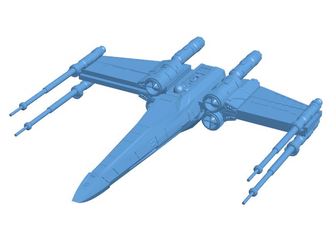 Articulated X-wing