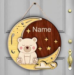 Bear door sign