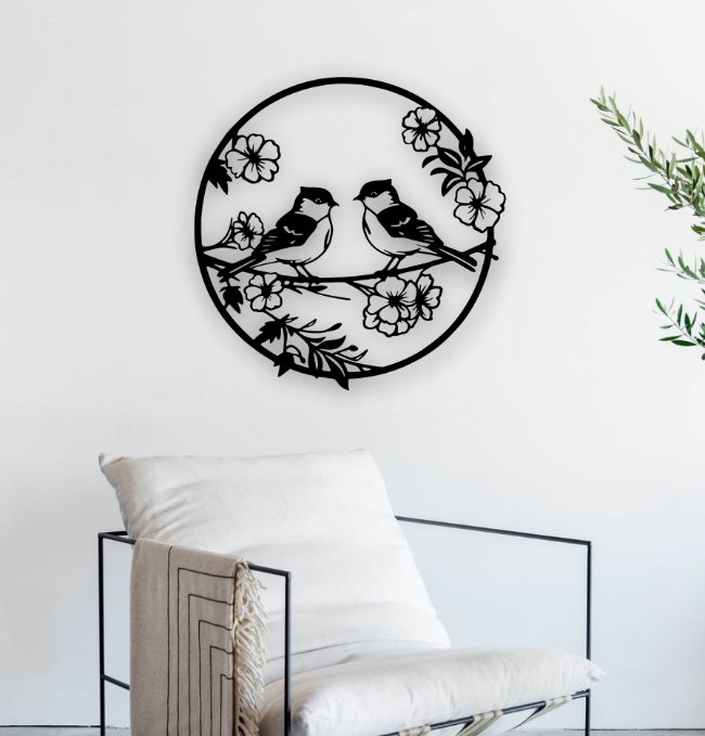 Birds wall decor