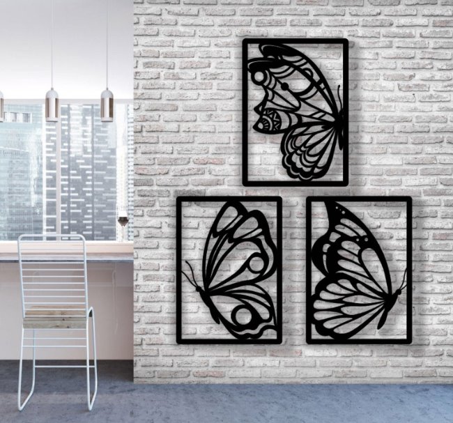 Butterflies wall decor