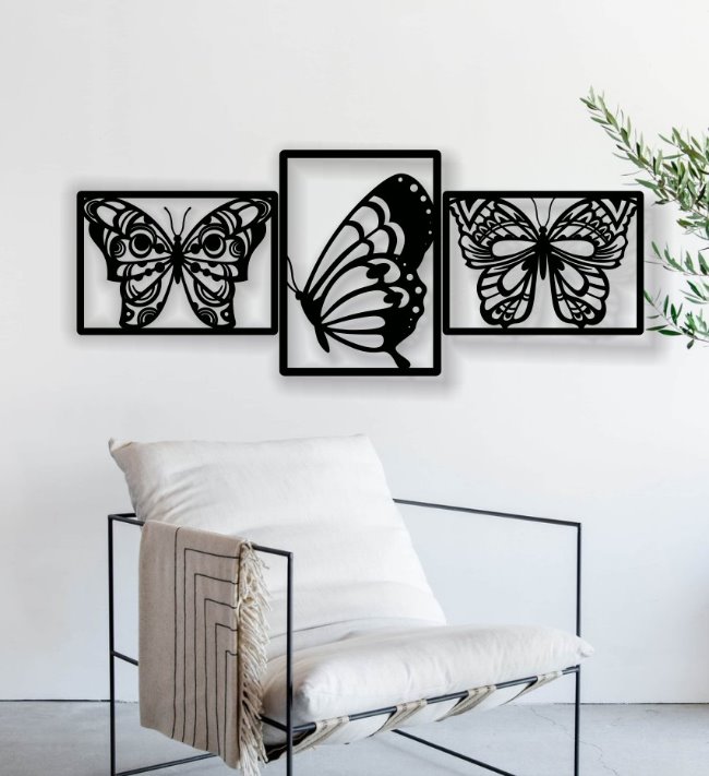 Butterflies wall decor