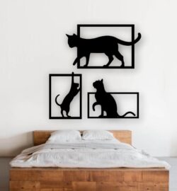 Cat wall decor