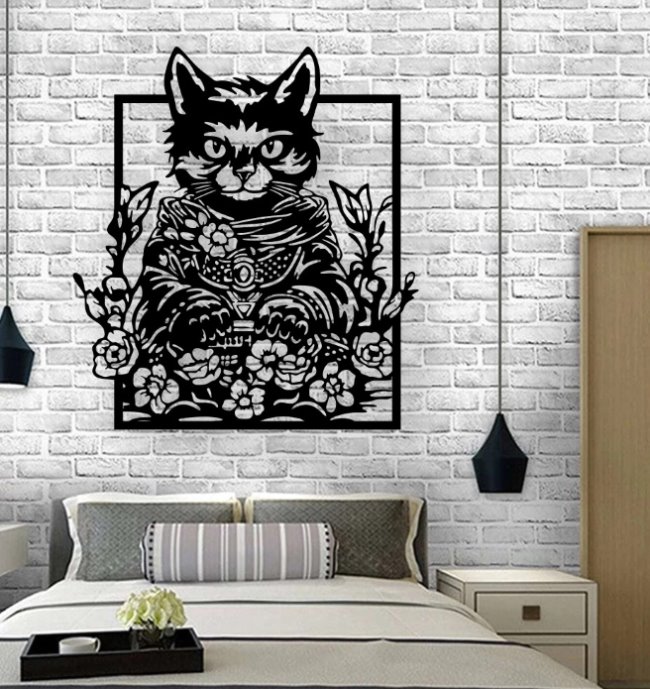 Cat wall decor