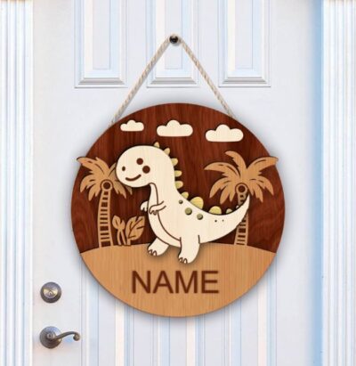 Dinosaur sign door (2)
