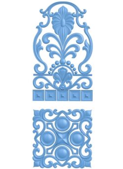 Door frame pattern