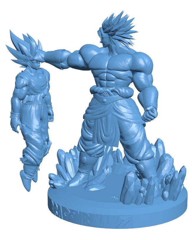 Dragon Ball Broly and Monkey King – 3D Model – Vector files