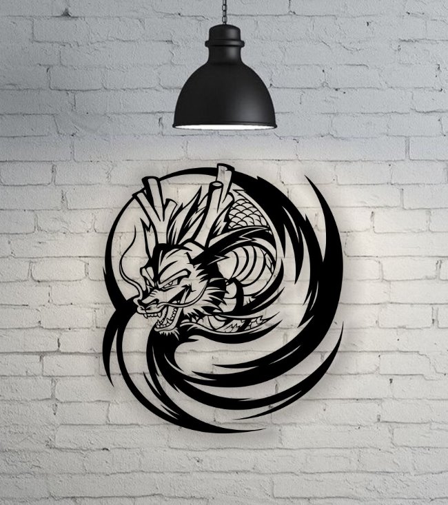 Dragon ball wall decor