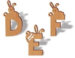 Easter alphabet