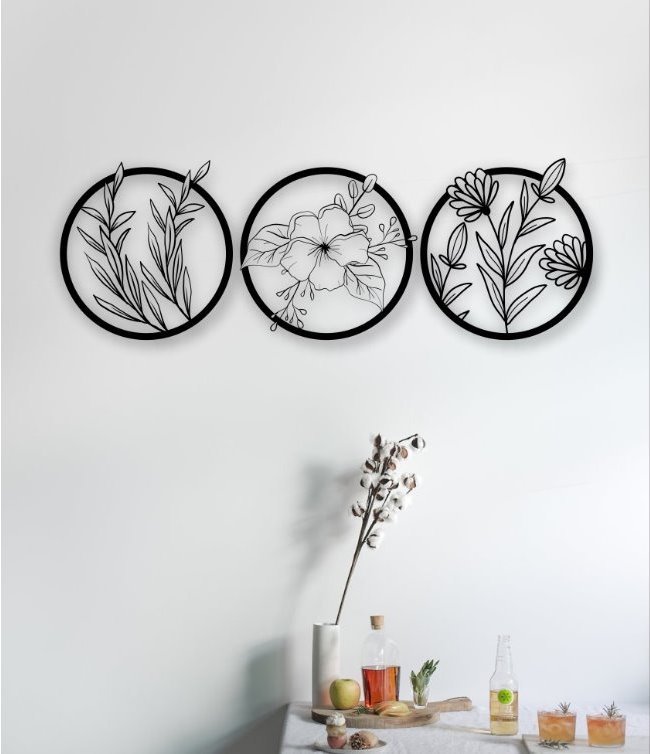 Flower wall decor (2)