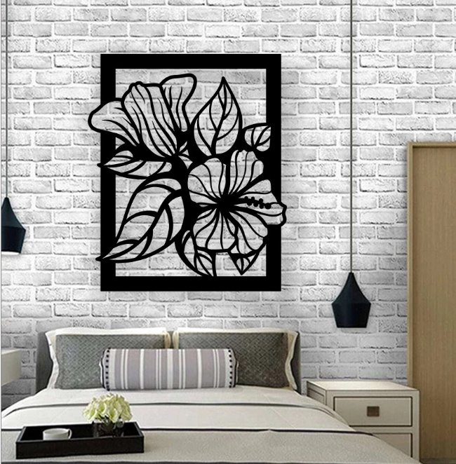 Flower wall decor (3)