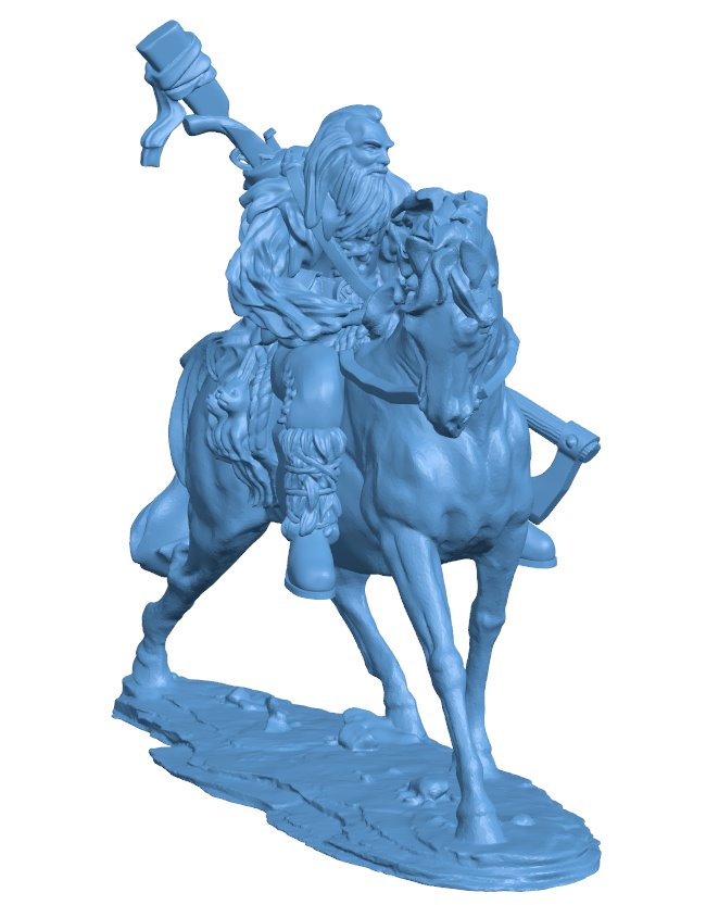 Frontiersman on Horseback