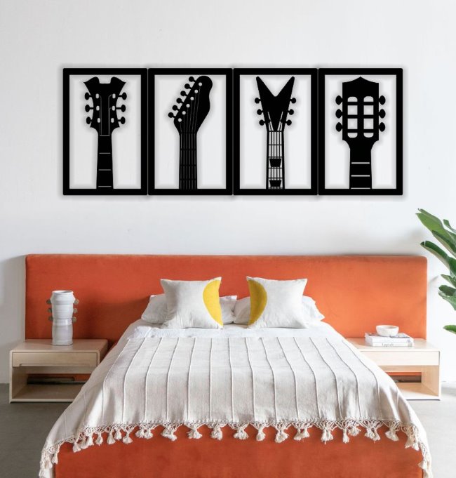 Guitar wall decor