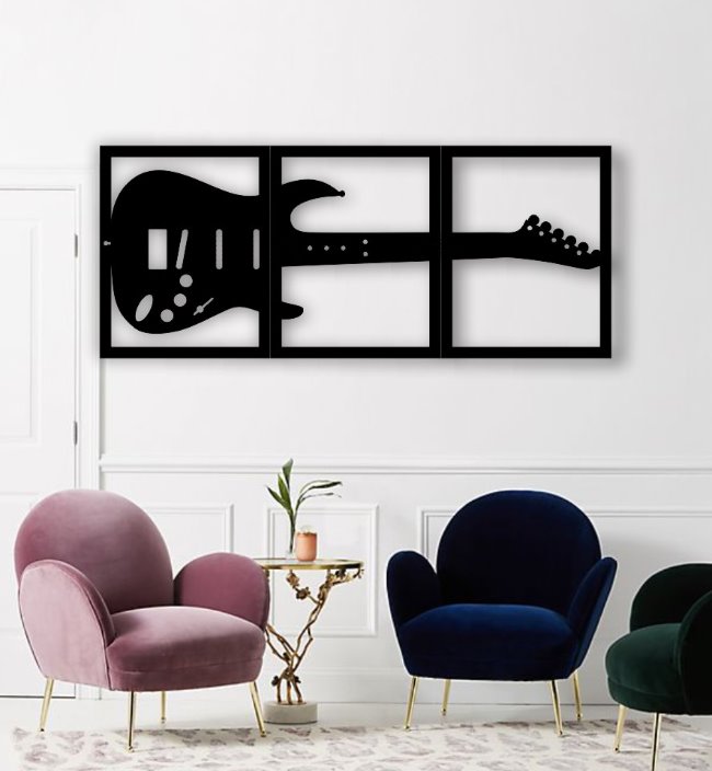 Guitar wall decor