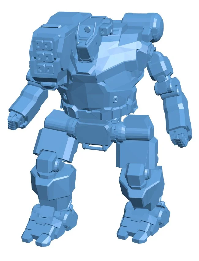 HBK-4P Hunchback for Battletech - Robot