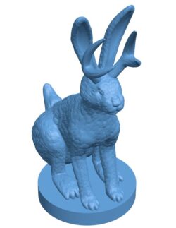 Jackalope & Regular Jack Rabbits