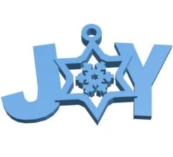 Joy Christmas Ornament