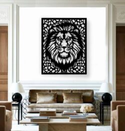 Lion wall decor