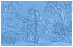 Lord Krishna and Radha