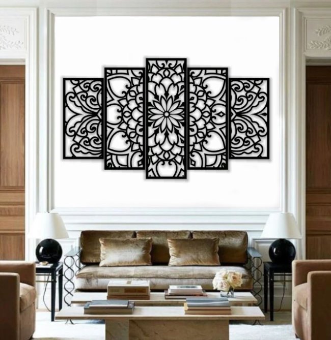 Mandala wall decor