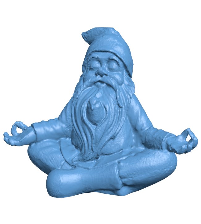 Meditating gnome