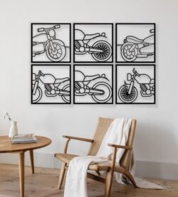 Motorbike wall decor