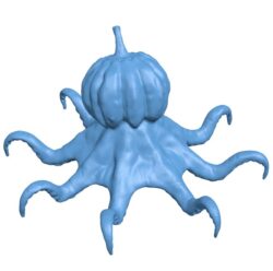 Octosquash – Halloween Pumpkin gone mollusc