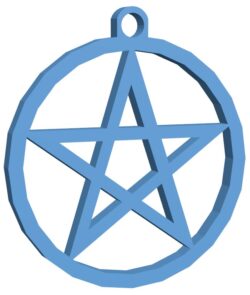 Pentagram keychain