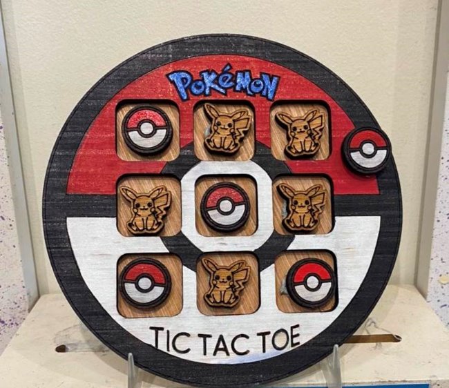 Pokemon tic tac toe