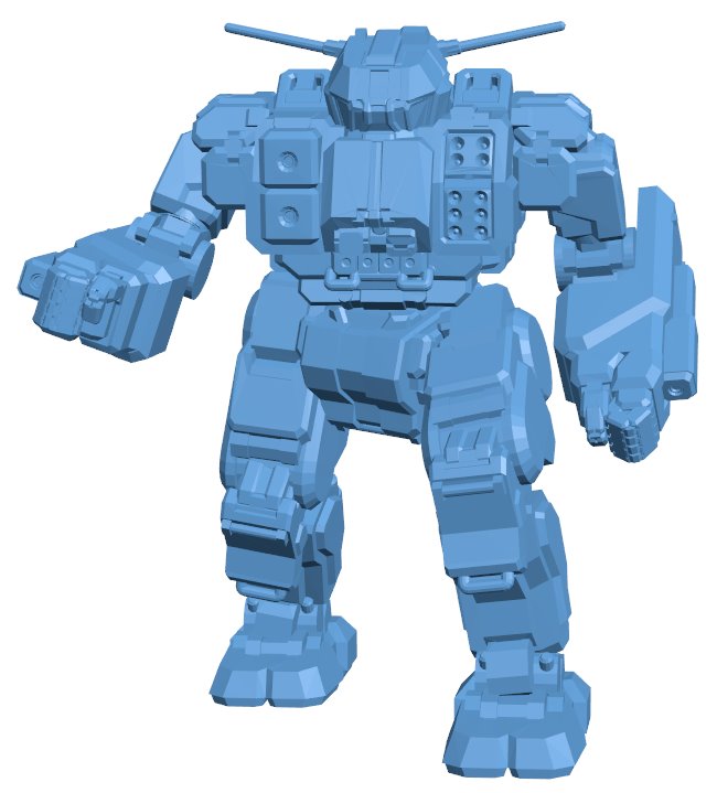 QKD-4D Quickdraw for Battletech - Robot