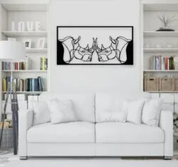 Rhino wall decor