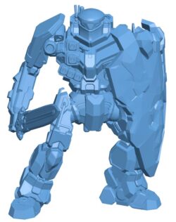 Robot BL-X-KNT Black Knight for Battletech