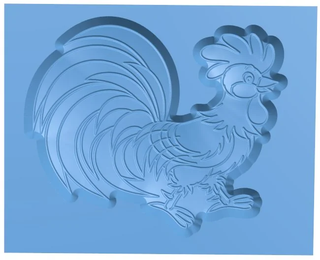 Rooster gingerbread mold