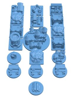 Root buiding and token miniatures