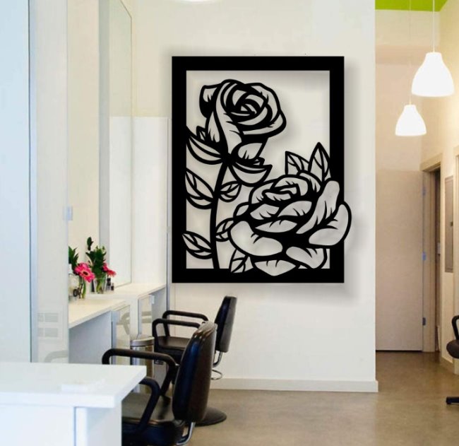 Rose wall decor