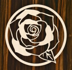 Rose with circle