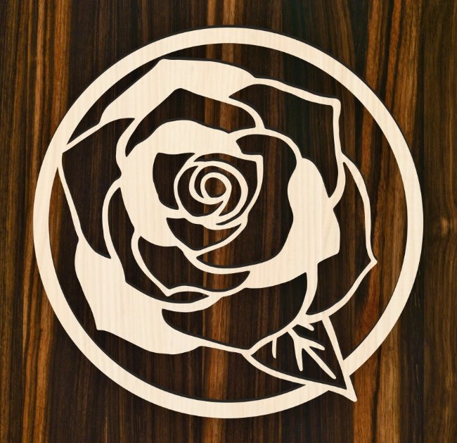 Rose with circle (2)