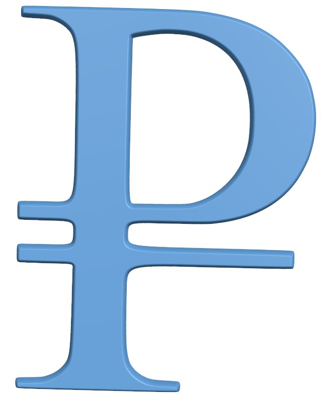 Ruble symbol