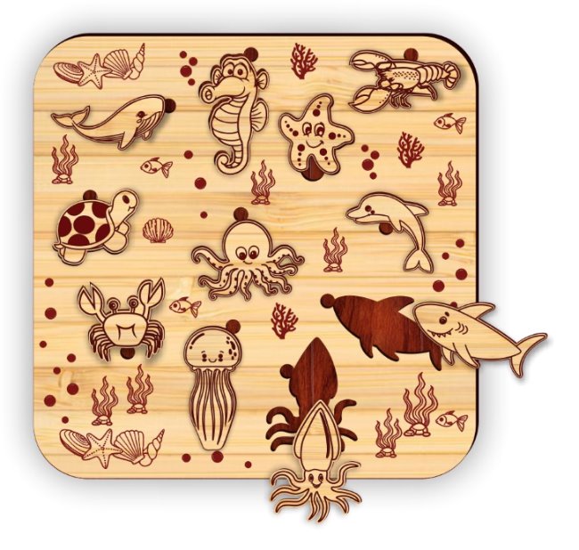 Sea animals puzzle