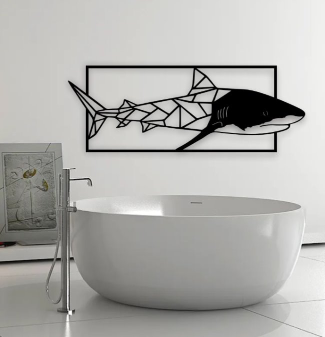 Shark wall decor