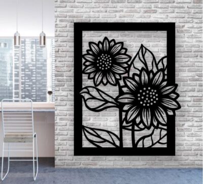 Sunflower wall decor