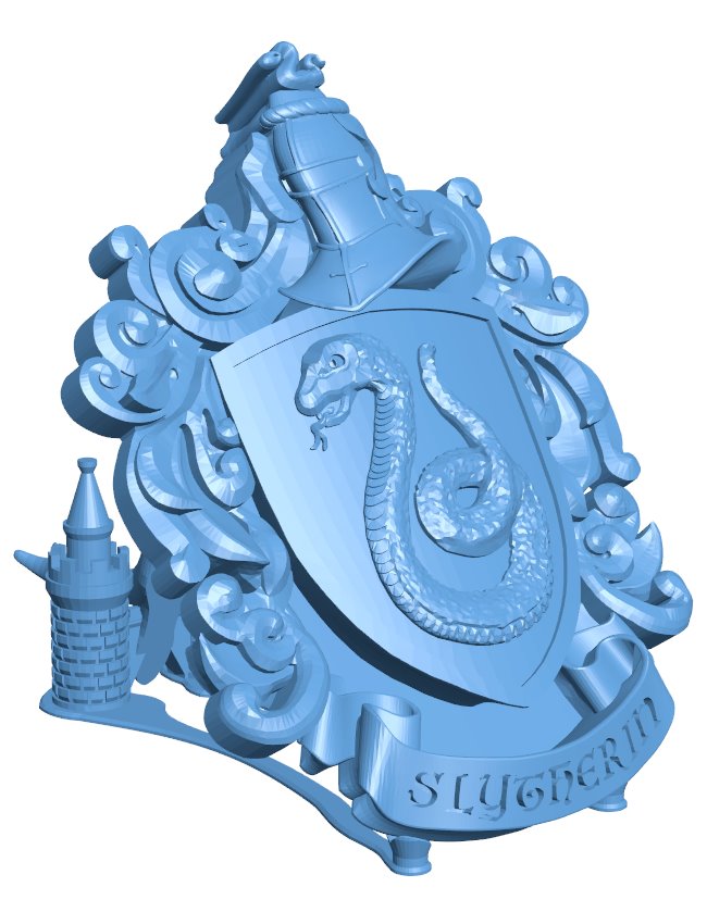 Syltherin Coat of Arms Wall - Harry Potter