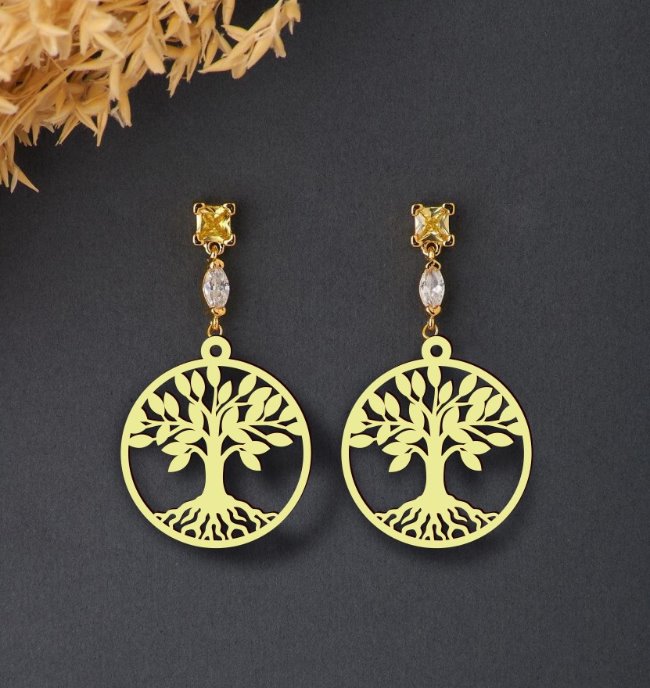 Tree earrings (3)