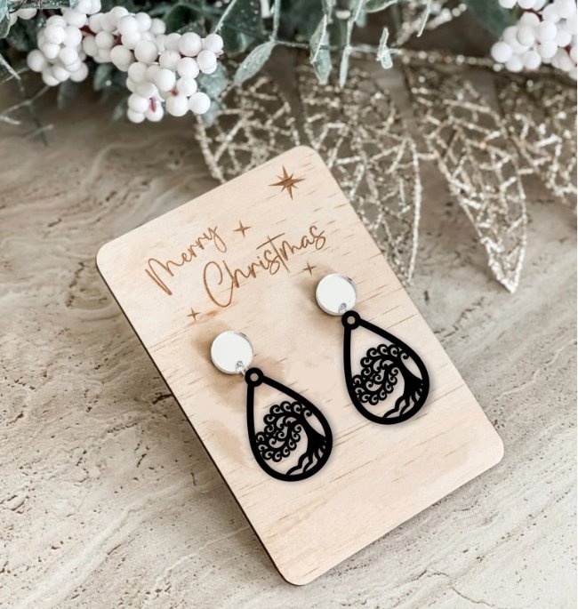 Tree earrings