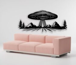 UFO wall decor