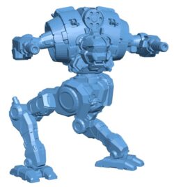 UZL-2S Uziel for Battletech- Robot