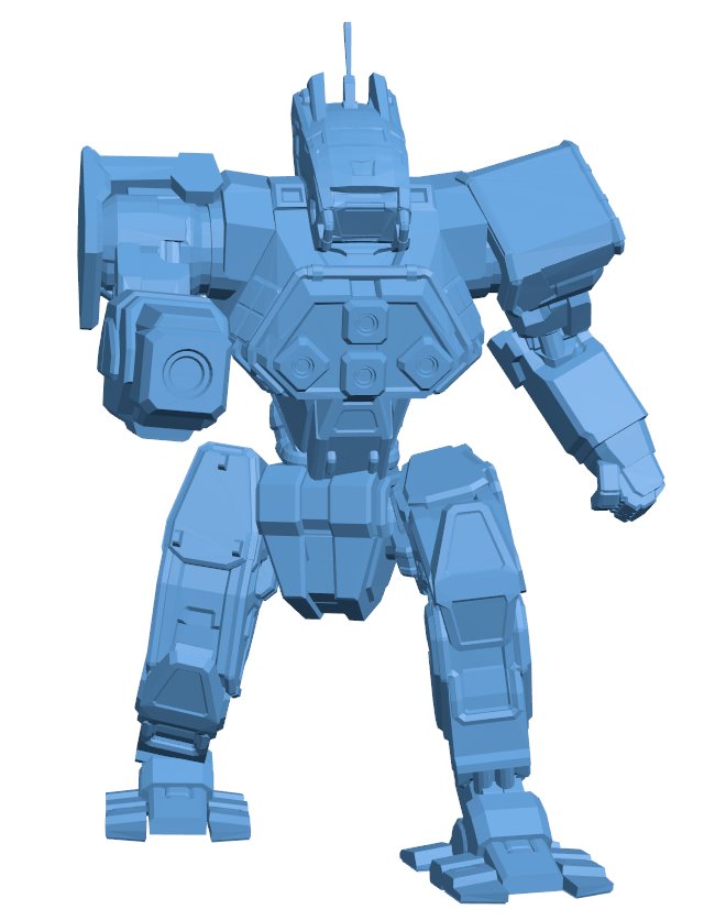 WFL-1-P Wolfhound for Battletech - Robot