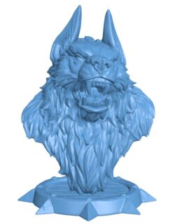 Werewolf bust